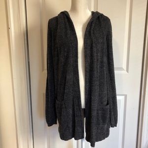 Barefoot Dreams CozyChic Lite Resort Cardi w/ Hood